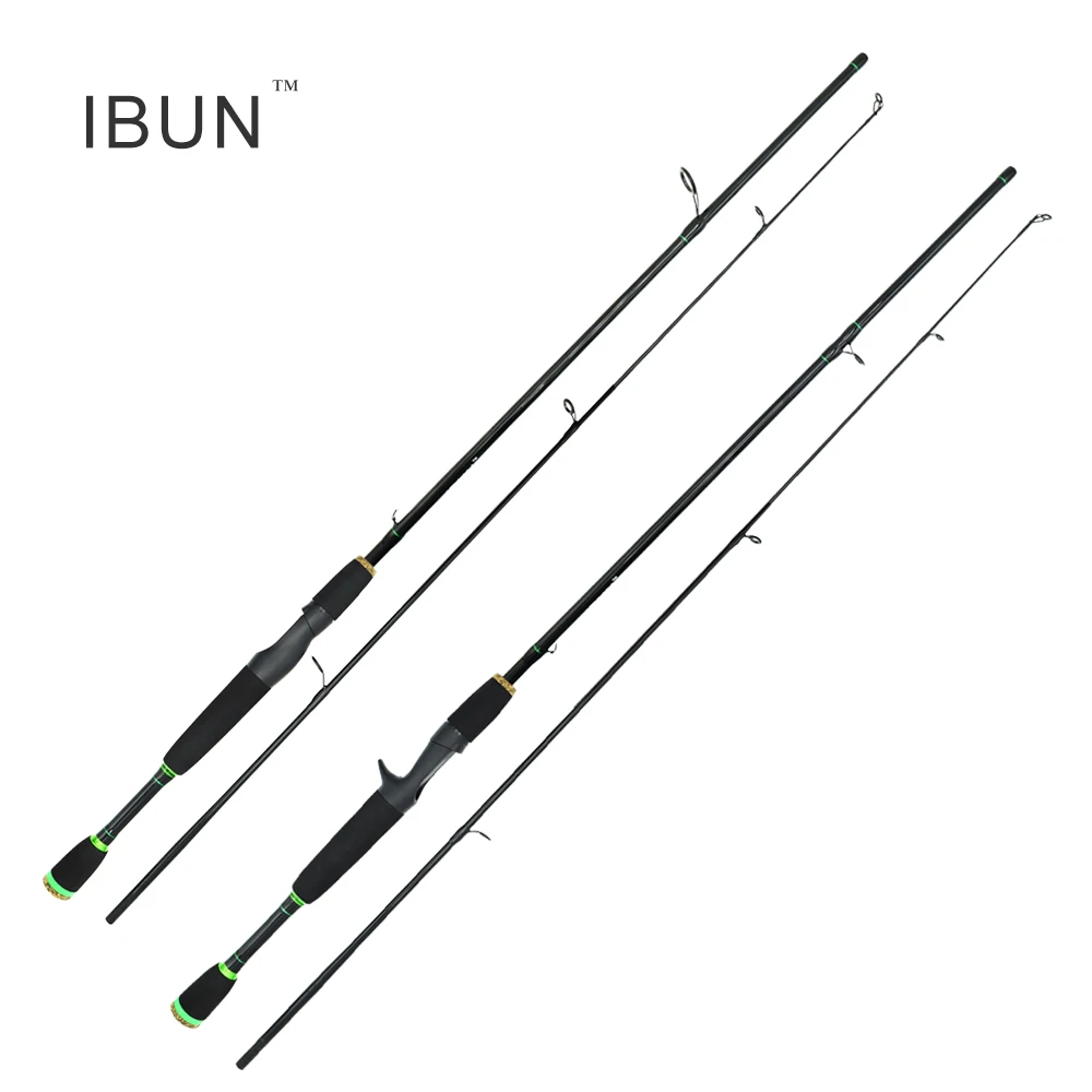 

IBUN 1.8m Fishing Rod M Power Line wt.6-15lb lure wt.1/8-3/4oz Carbon Spinning Casting Lure Fishing Rods