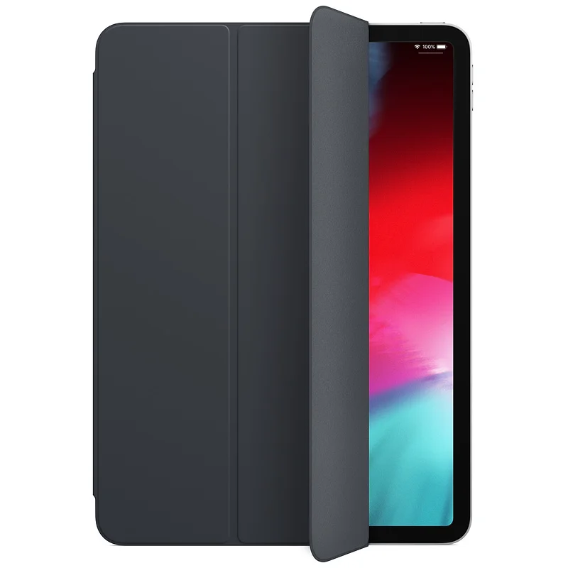 MRX72FE/ 11 дюймов стиль Smart Folio для iPad Pro 11 Чехол-книжка Магнитный откидной кожаный чехол - Цвет: Carbon Gray