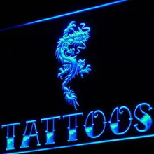 I932 татуировки Китайский дракон домашний декор свет знак вкл/выкл Swtich 20+ цвета 5 размеров