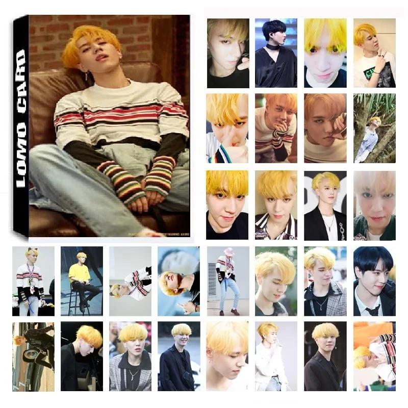 

30Pcs/set KPOP GOT7 YuGyeom Single 03 FOR 7 Album HD Photo Card PVC Self Made LOMO Photocard