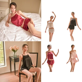 

Sexy Underwear Women Abdomen Wraps Up Backless Top Shorts Set Women Pajamas Passion Supplies