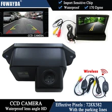 FUWAYDA Wireless Color CCD Chip Car RearView Camera for Mitsubishi Lancer Evolution+4.3 Inch foldable LCD TFT Monitor WATERPROOF