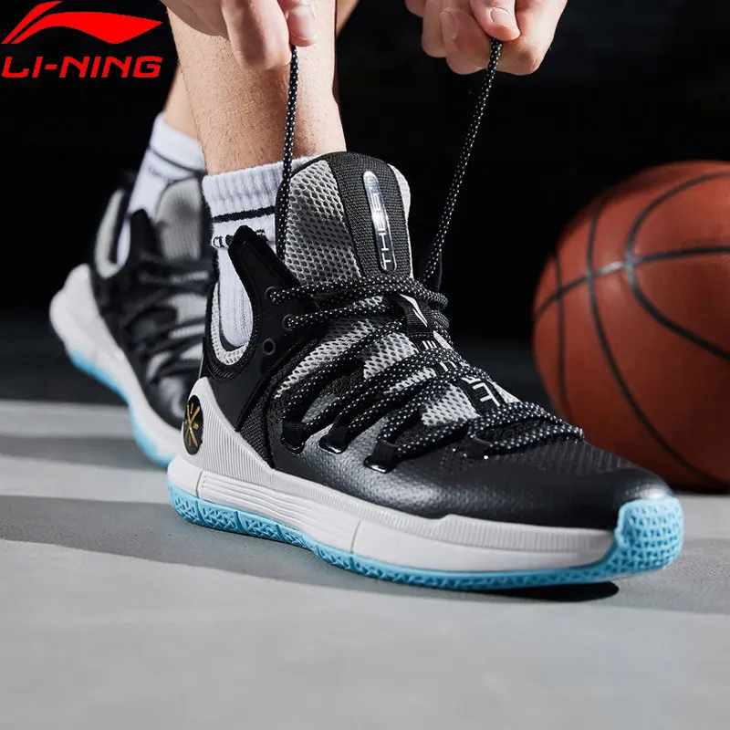 Li-Ning/мужские баскетбольные кроссовки серии Wade 6TH, дышащая подкладка, спортивная обувь ABAP017 XYL252