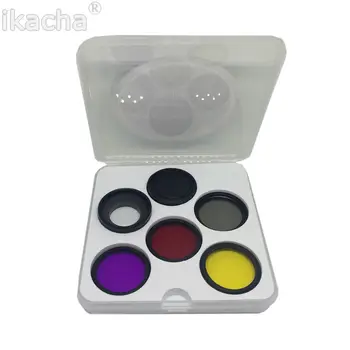 

Hot Camera Filter 37mm CPL FLD UV ND4 Red Yellow Sea Diving Filter + Ring + Lens Cap For Gopro Hero 3+