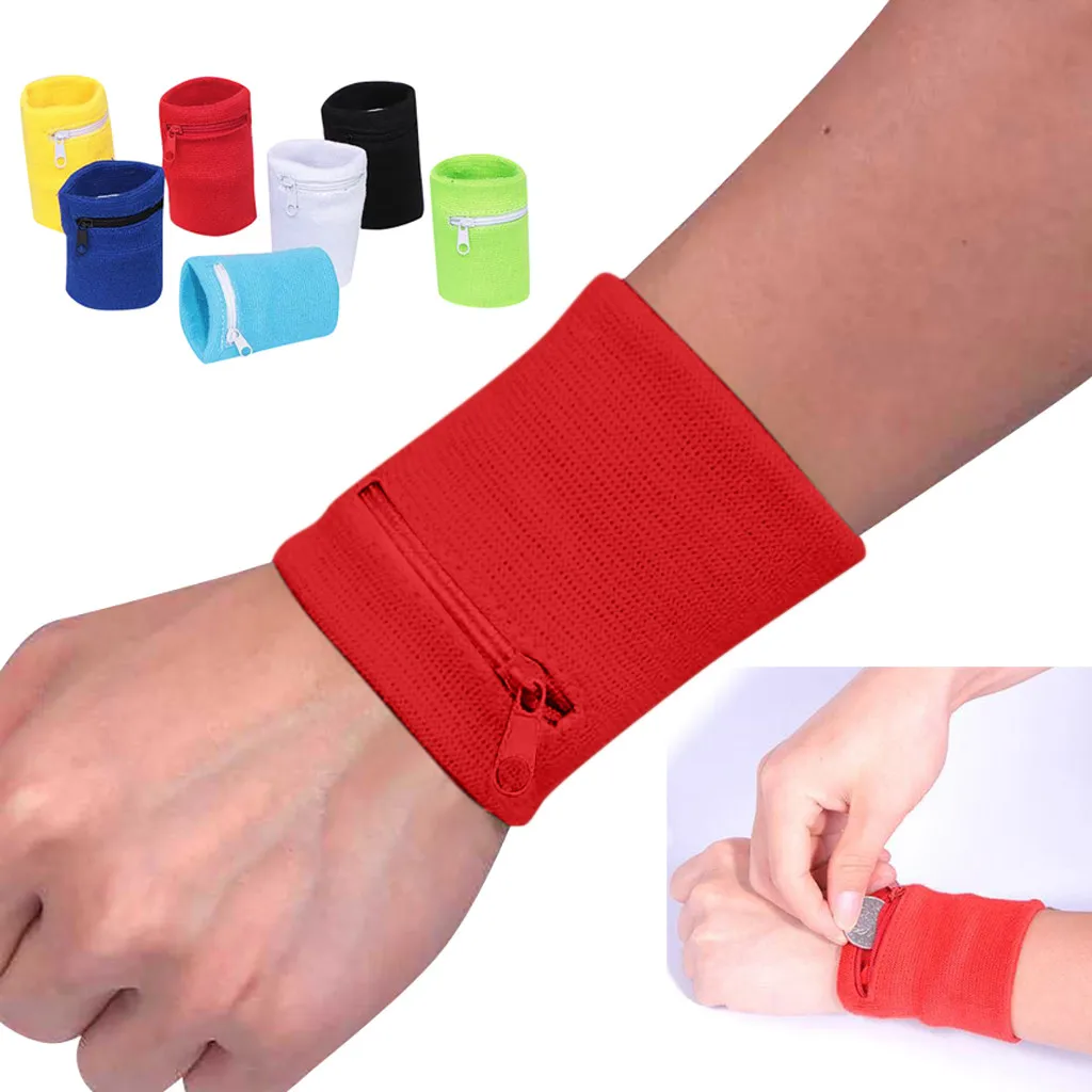 1pc Wristbands Sport Sweatband Hand Band Sweat Wrist Support Brace Wraps Guards For Gym Volleyball Basketball Tennis Hot sale