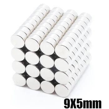 

200pcs 9x5 mm NdFeB N35 Super Strong Rare Earth Disc 9*5 mm Fridge Permanet Magnet 9mm x5mm Small Round Neodymium Magnet