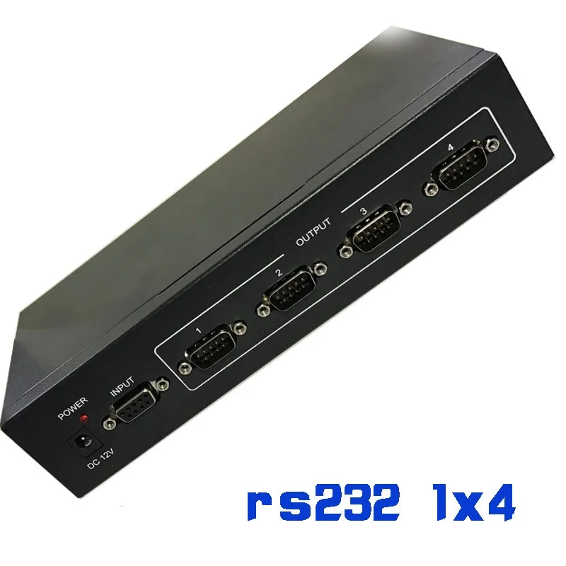 Industrial Grade Isolated 4 Port Rs232 Serial Port Splitter 1x4 Rs232c