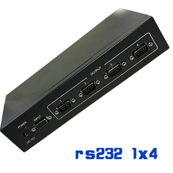 

Industrial Grade Isolated 4 Port RS232 Serial Port Splitter 1x4 RS-232C COM DB9 Distributor TVS Protection