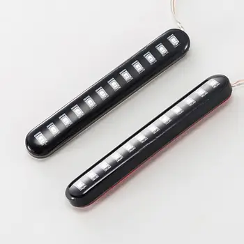 

2PCS Car Motorcycle Flowing Water Tail Brake Lights 12 LED Turn Signals Light Blinker M77