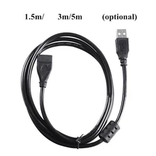 USB 2.0 Male to Female USB Cable 1.5m 3m 5m Extender Cord Wire Super Speed Data Extension Cable For PC Laptop Keyboard