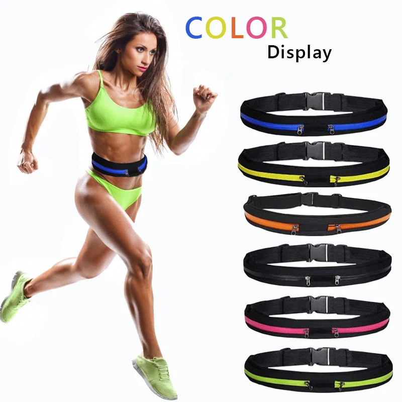 Goedkoop Waterdichte Belt Heuptas Taille Bum Bag Fanny Pack Belt Geld Voor Running Jogging Fietsen Telefoons Sport Running