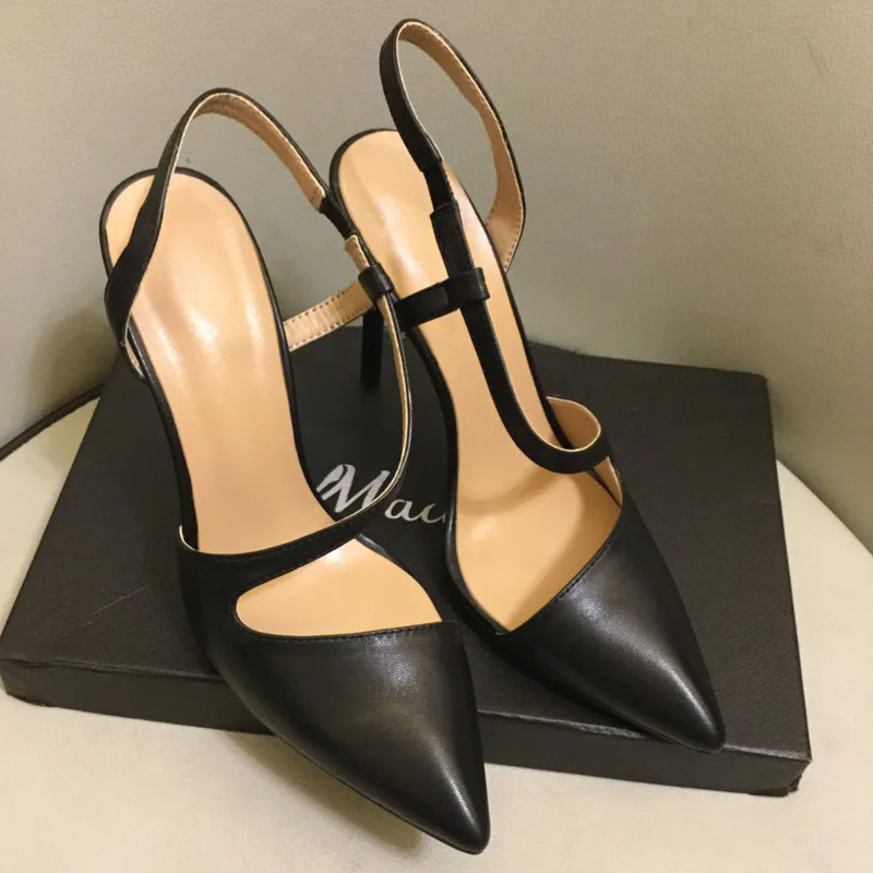 Женские туфли-лодочки с острым носком в европейском стиле; пикантные туфли на высоком каблуке; вечерние туфли из натуральной кожи на высоком каблуке; EU35-41 размеры; BY658