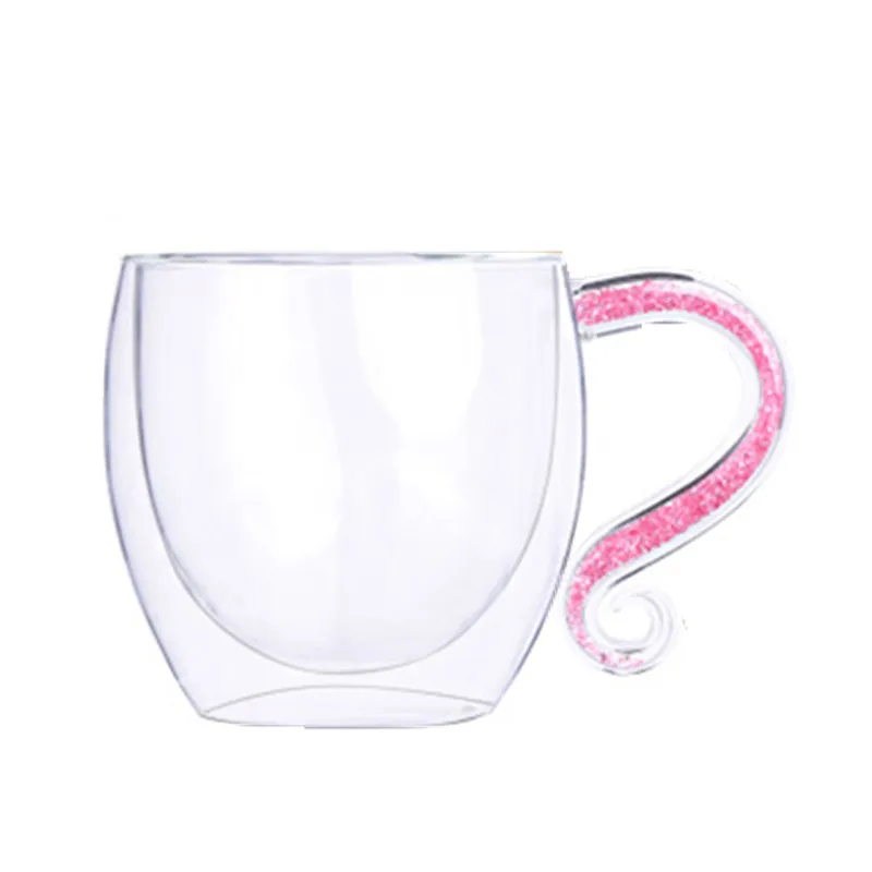 Двойными стенками стеклянные кофейные кружки чашки для чая и кружки пивные очки креативная посуда для напитков 24 стиля - Цвет: 16