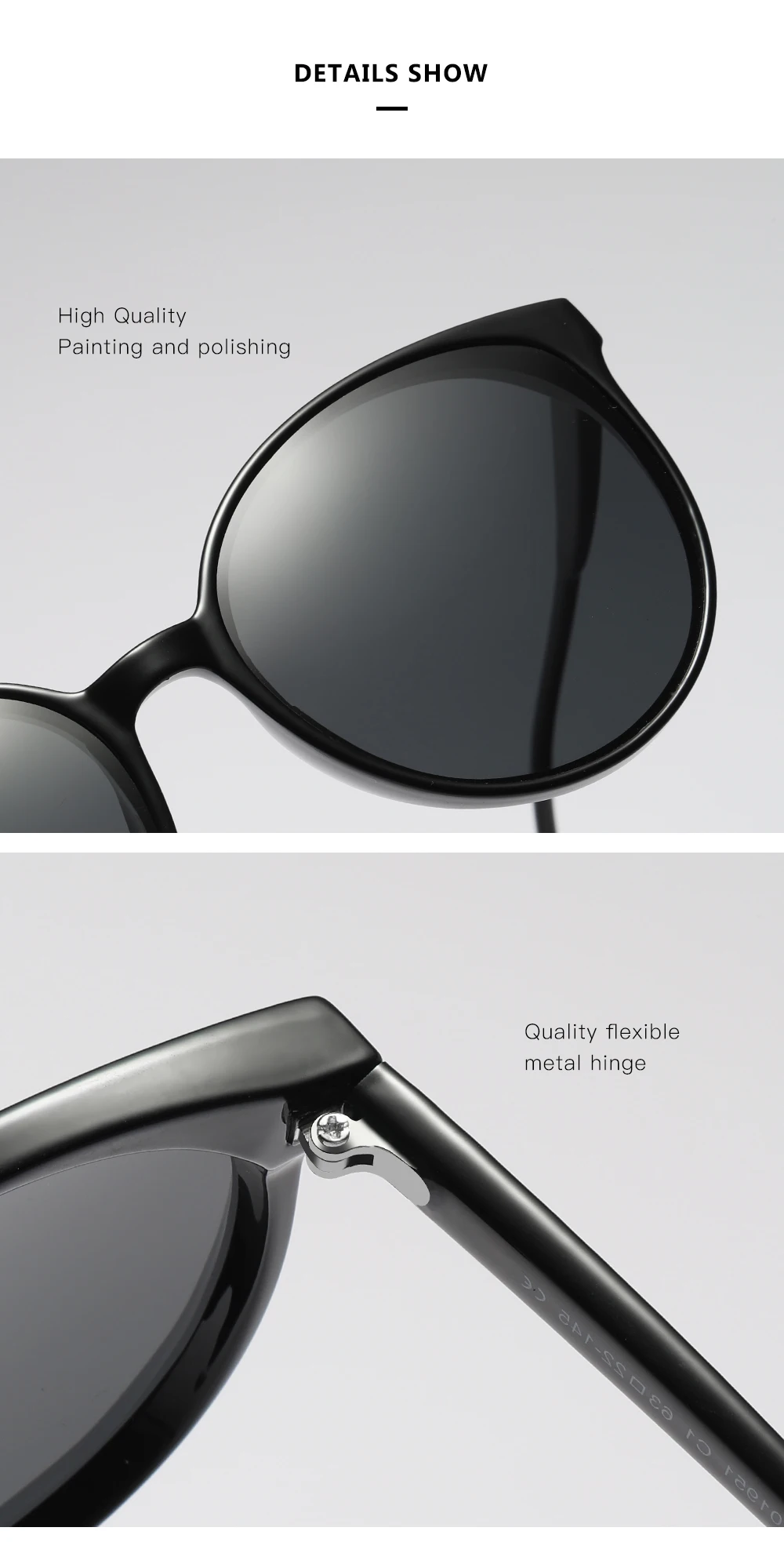 DEARMILIU Дизайн Женские поляризационные солнцезащитные очки для вождения круглый каркас пентаграмма солнцезащитные очки мужские очки UV400 Gafas De Sol для женщин