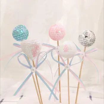 

6pcs Pink White Unicorn Collection Cake Decoration Angel Wing Balloon Cake Topper for Party Decoration Dessert lovely Gifts