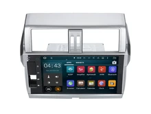 2G RAM 10.1 pulgadas Android 7.1 Sistema de DVD Estéreo Sistema de Navegación GPS Multimedia Radio Auto Para Toyota Prado 2014 2015