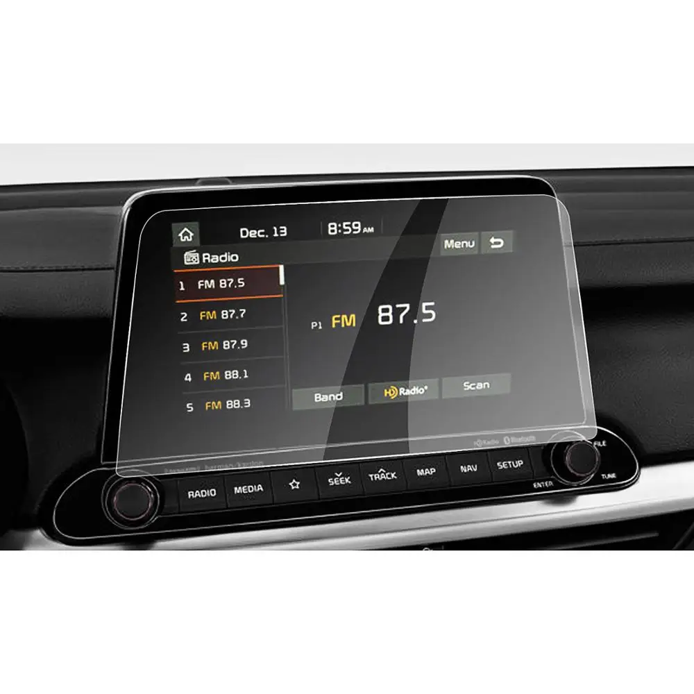 Экран ruiya Защитная пленка Kia Forte 2019 автомобильный навигационный сенсорный центр экран дисплея 9H Закаленное