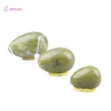 HIMABM 1 Набор натуральный Xiuyan Jade яйцо для упражнений Кегеля мяч тазового дна мышцы вагинальная гантель Упражнение Йони Бен Ва