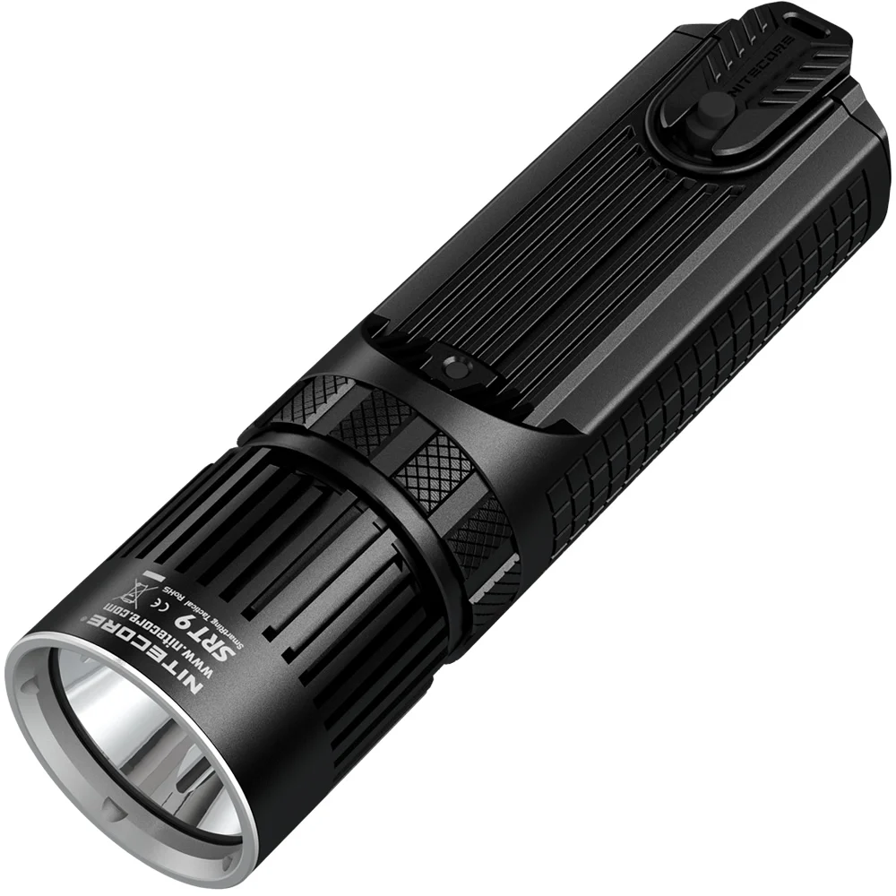 

NITECORE SRT9 2150 lumens With Red/Blue Warning Light CREE XHP50 LED Gear Hunting Law Enforcement Military Flashlight Lantern