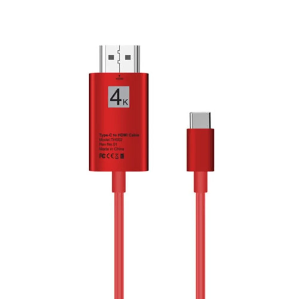 

2M USB 3.1 Type C USB-C male to 4K HDMI HDTV male Cable Adapter For Macbook Samsung S8 HTC Huawei HD Adapter Connecting Cable