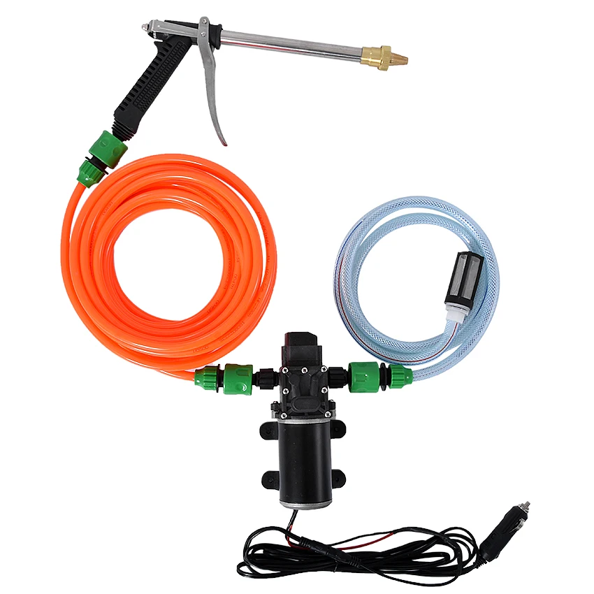 

XTL-3210 12V 6A 80w High Pressure Cleaning Machine Home Automatic Car Washing Machine Portable Electric Brush Car Pump Water Gun