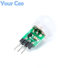 10 шт. Мини ИК пироэлектрический инфракрасный PIR датчик движения человека автоматический детектор модуль AM312 Датчик DC 2,7 до 12 В