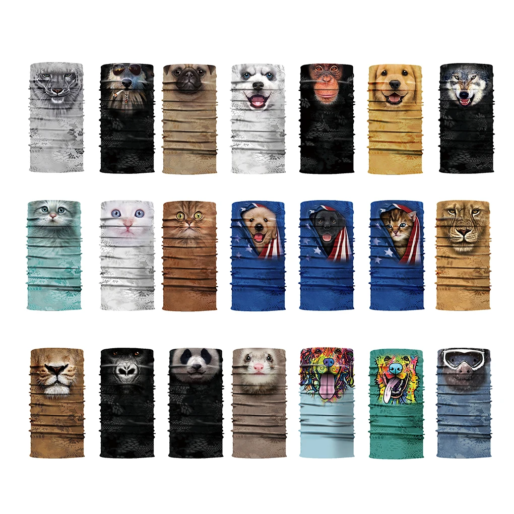 

Summer Sports Animal Print Scarf Bicycle Headwear Seamless Ride Neck Mask Bike Magic Cap Cycling Headband