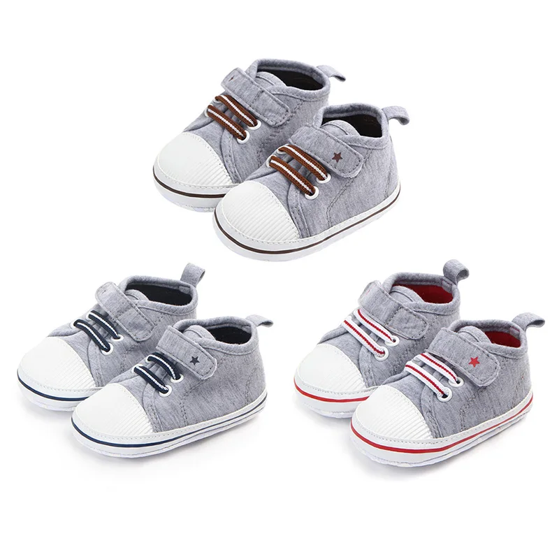 

Spring Autumn Babys boy girl Breathable Star Print Anti-Slip Shoes Sneakers Toddler Soft Soled First Walkers