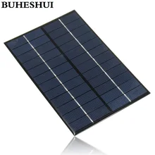 BUHESHUI 12V 4.2W 350MA Solar Panel Mini Solar Cell Panel Solar Module DIY Solar System Battery Chargr 200*130*3MM High Quality