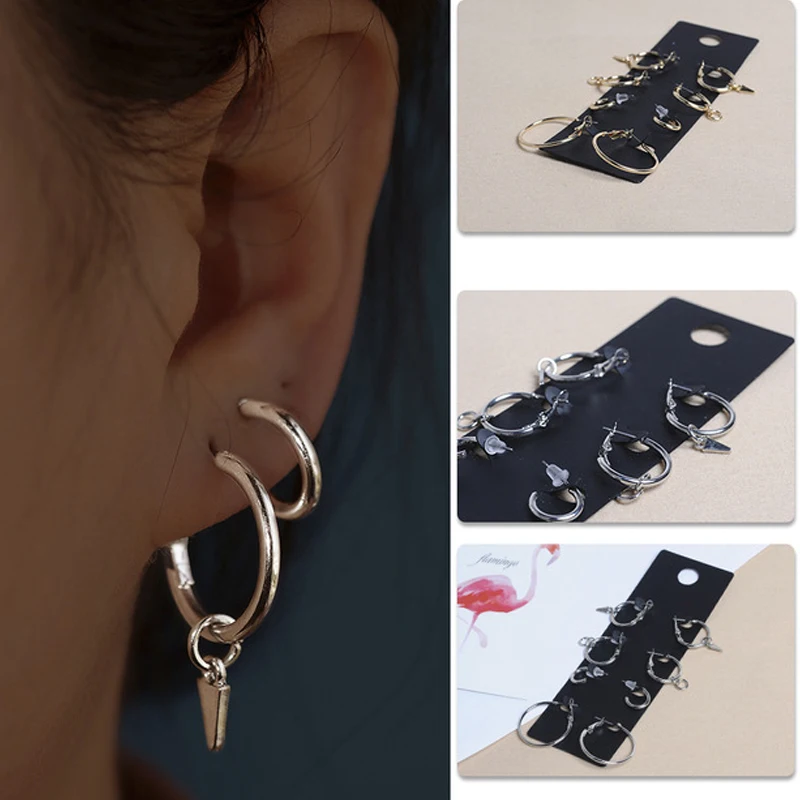 Tiny hoop earrings for women mini hoop earrings set gold silver hoop