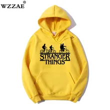 Модные лица сезон странные вещи с капюшоном для мужчин и женщин толстовки с буквенным принтом с длинным рукавом в стиле хип-хоп хлопковая толстовка