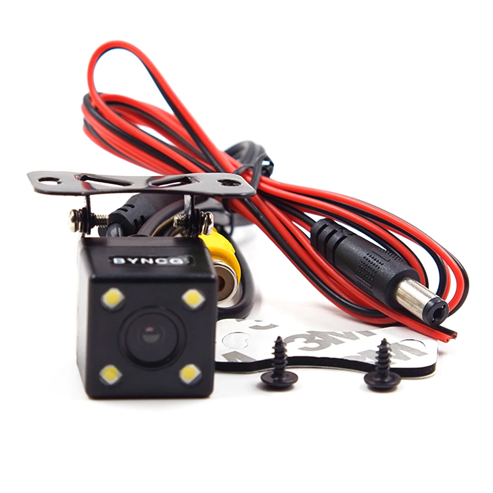 

BYNCG Auto Car Rear View Camera rearview parking HD CCD camera Wide Angle Waterproof Universal Parking Reverse backup Camera