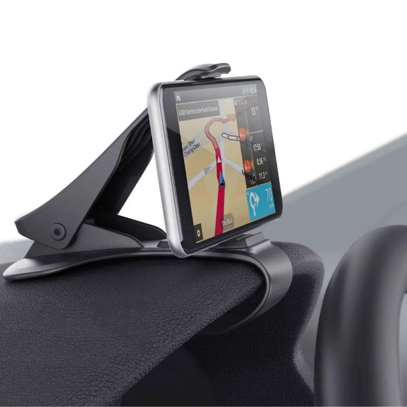 

Car Phone Holder Adjustable Clip Mount Holder Mobile Phone Holder Stand for GPS Car Cradle
