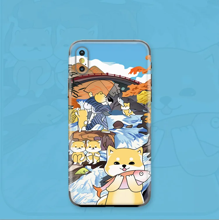 

Stickers for IPhone X XS XR XSMAX Back Film Protective Cover Stickers Phone Sticker Poster Shiba Inu Series