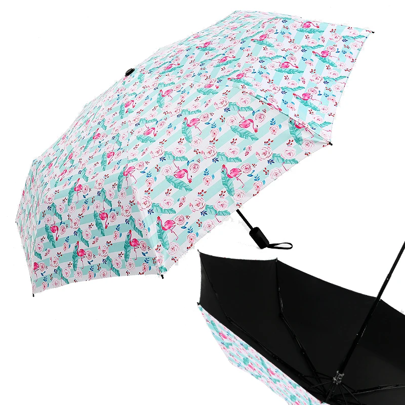 

Business Automatic Umbrella Rain Women Flower Umbrellas Automatic Folding Umbrella Female Paraguas Sun Compact Travel Umbrella