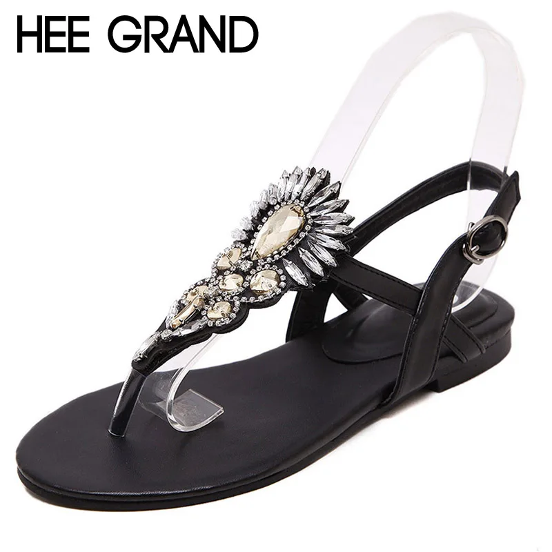 womens flat sandals with bling