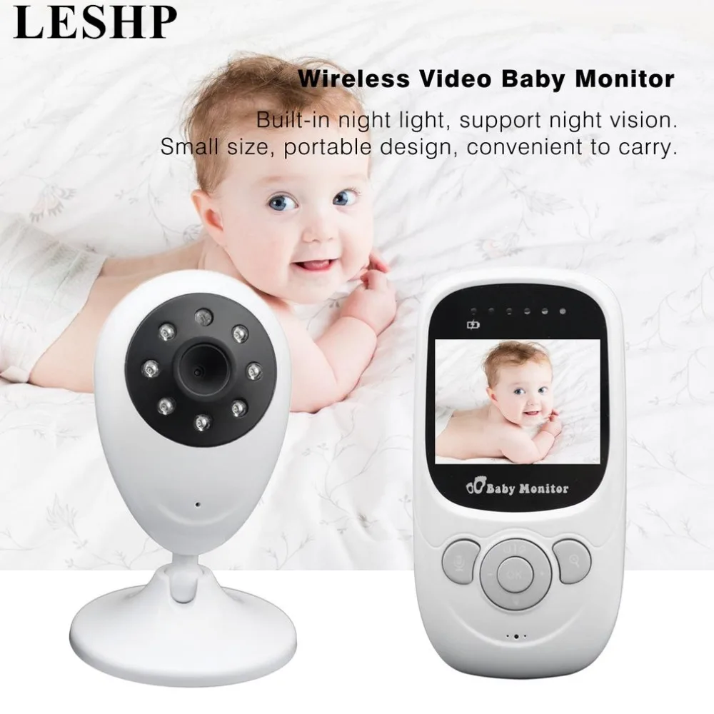 

LESHP 2.4G Wireless wifi Baby Monitor With Camera 2.4 Inch LCD Radio Babysitter Video Camera Night Vision Temperature Display