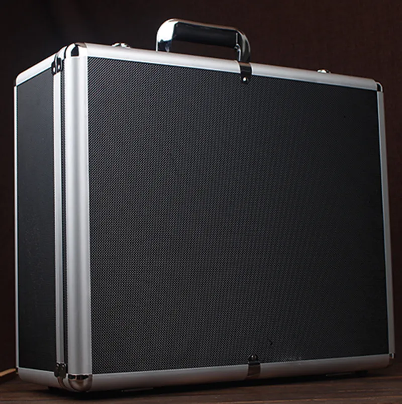 

KUNDUI Aluminum alloy frame ABS Password File boxes suitcase documents Women and Men Bag Organizer Hard luggage travel bags