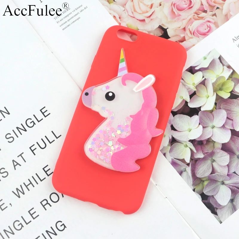 Bling Cute Horse Case for Samsung Galaxy J1 mini Ace J2 Prime J3 J5 J7 Dynamic Glitter Liquid Horse Soft TPU Cover - Цвет: PinkHorse Red