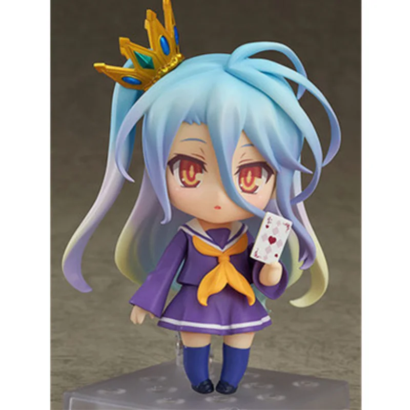

Nendoroid NO GAME NO LIFE Shiro #653 Q-version PVC Anime Sexy Figures Collectible Model Toy 10 CM P341