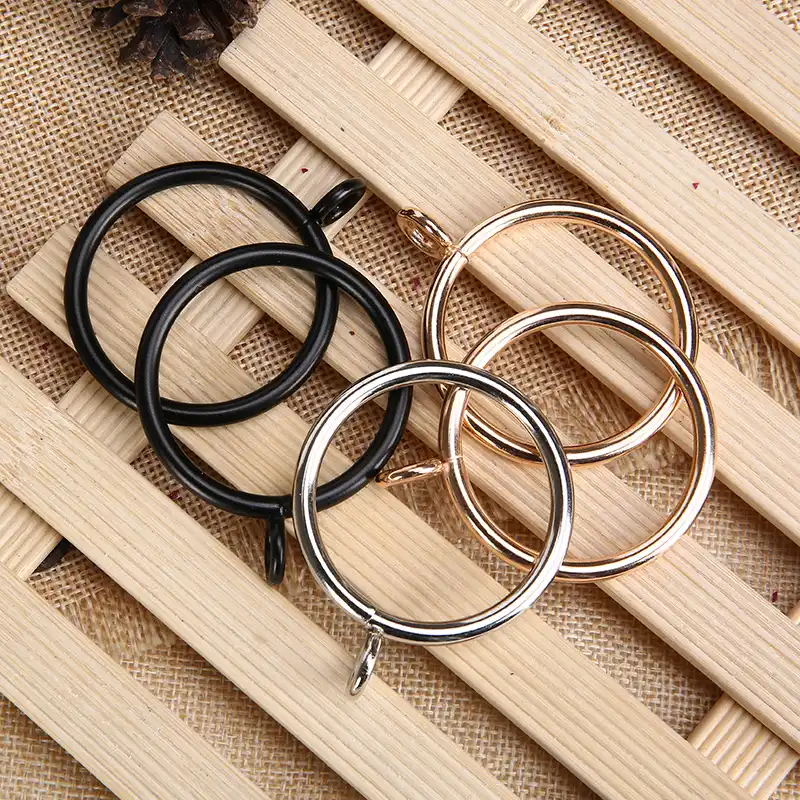 Black Metal Curtain Rings Hanging Rings For Curtains And Rods Ring