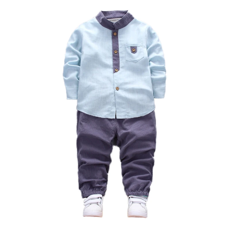 Buy Spring Summer Mix Cotton Linen Baby Boys Clothes