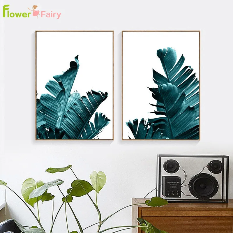 Wall Pictures Wall Art Canvas Painting scenery Pineapple Wall Painting Banana Leaf Canvas Art Print Posters And Prints Unframed