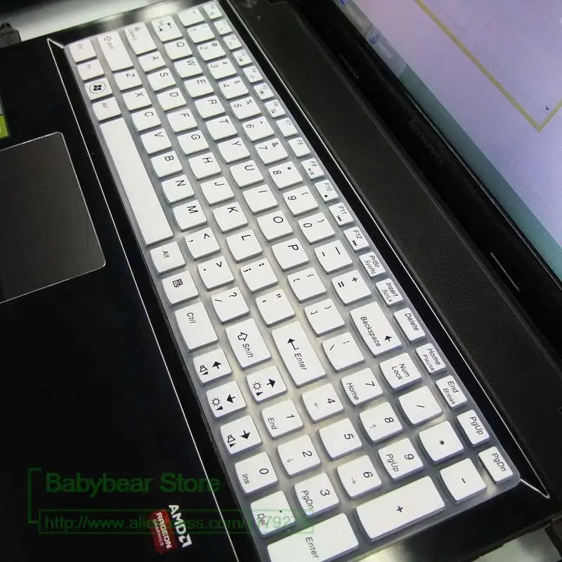 15 ''Чехол протектор кожного покрова для lenovo 15,6 дюймов IdeaPad Flex 2 15 B50 B50-30 B50-45 B50-70 B50-80 B51-80 G50 G50-30 - Цвет: white