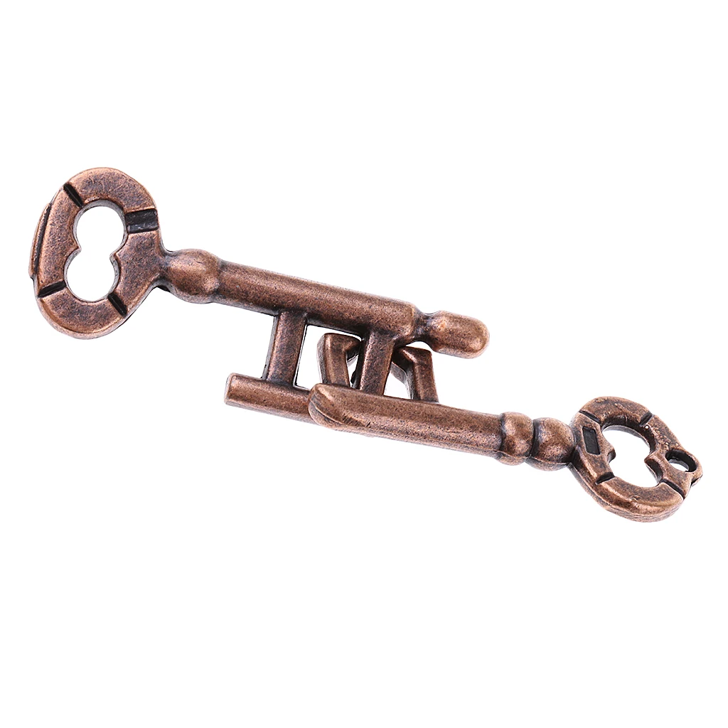 Key Lock Puzzle Classic Metal Brain Teaser IQ EQ Test Toys for Kids Adults Children Birthday Funny Gift