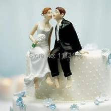 Эти недорогие свадебные фигурки для торта украшения Невеста и жених фигурка торт Топпер Декор целующаяся пара подарок ко Дню Святого Валентина 01