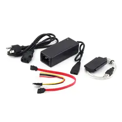 USB 2,0 для IDE/SATA S-ATA 2,5 3,5 HD HDD жесткий диск адаптер конвертер кабель P15