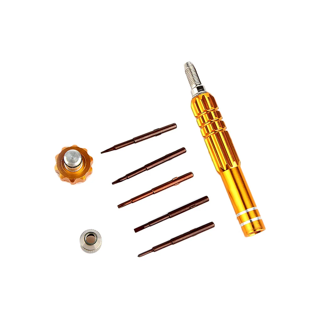 

1PC 5 In 1 Screwdriver Mobile Phone Disassembly Maintenance Kit Combination Aluminum Alloy Kit 5 Colors