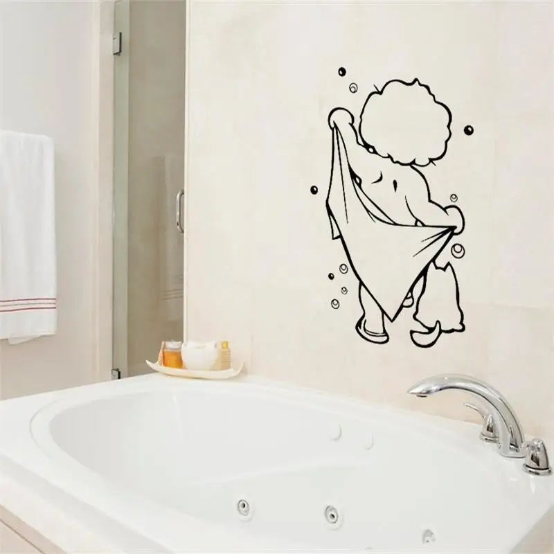Sticker mural dessin original pour la salle de bain - Dents blanches –  POETIC WALL