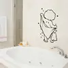 Cartoon Cute Kids Bathing Wall Stickers Glass Door Window Waterproof Decor Art Mural Baby Shower Bathroom Vinyl Sticker Decals ► Photo 2/6